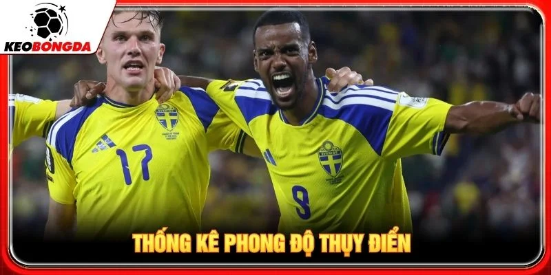 Thống kê phong độ Thụy Điển